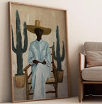 Minimalist Desert Woman