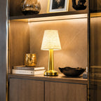 Iron Fabric Shade Bedside Lamp