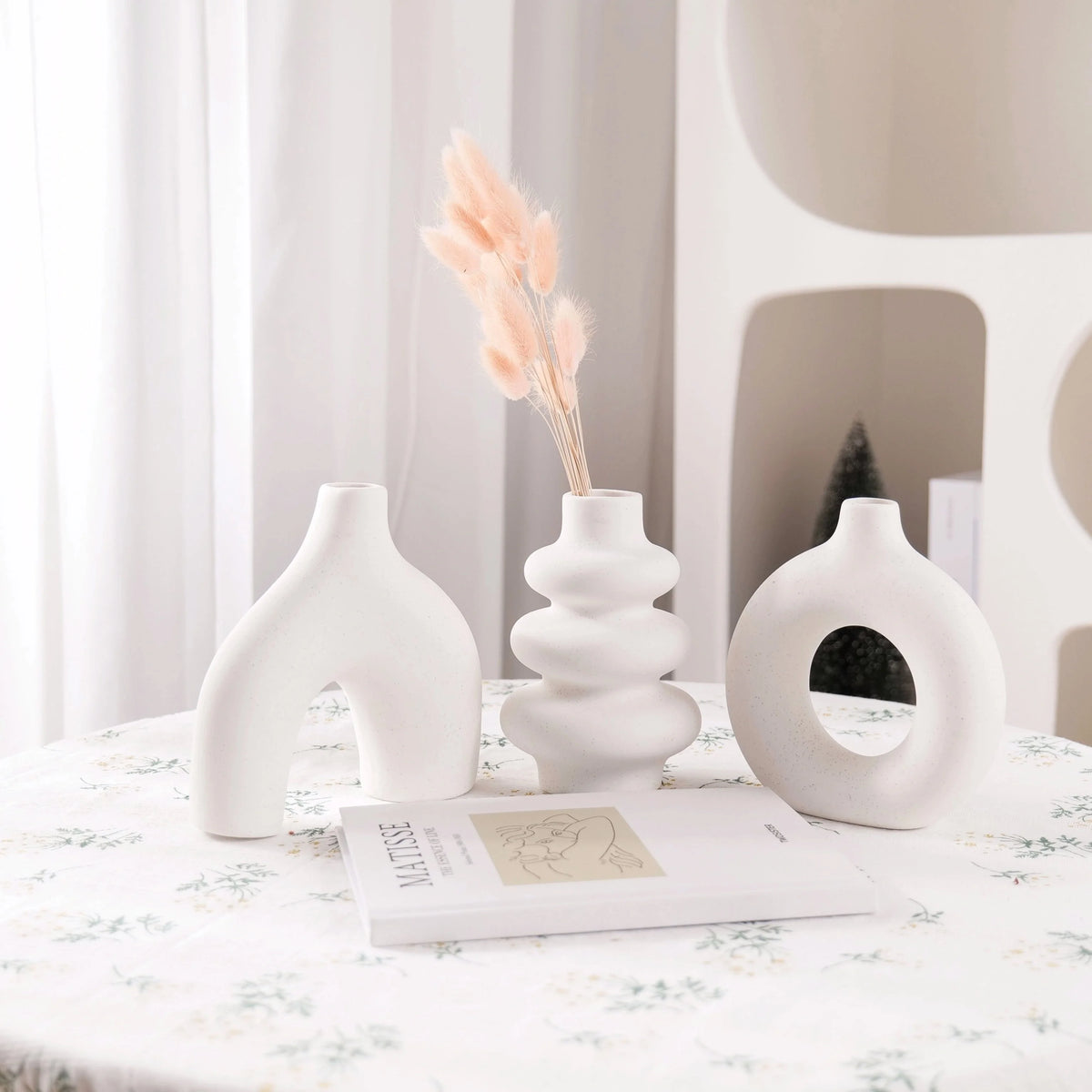 Bohemian Ceramic Vase Set