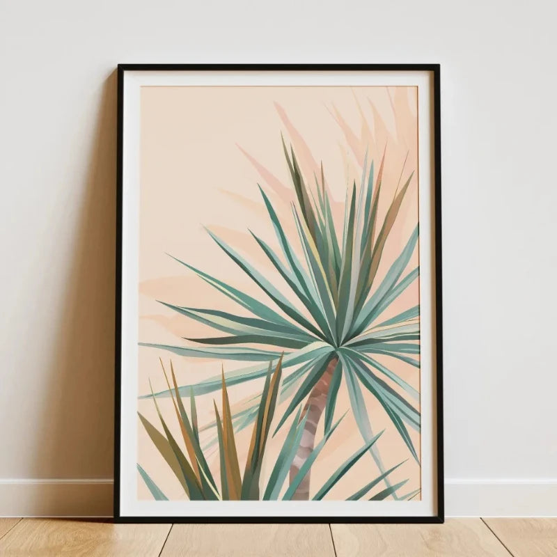 Minimalist Bamboo Forest Tropical Leaf Botanical Flower Poster and Prints Canvas Printing Wall Art Picture for Living Room Decor