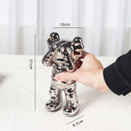 Astronaut Metalic Resin Sculpture