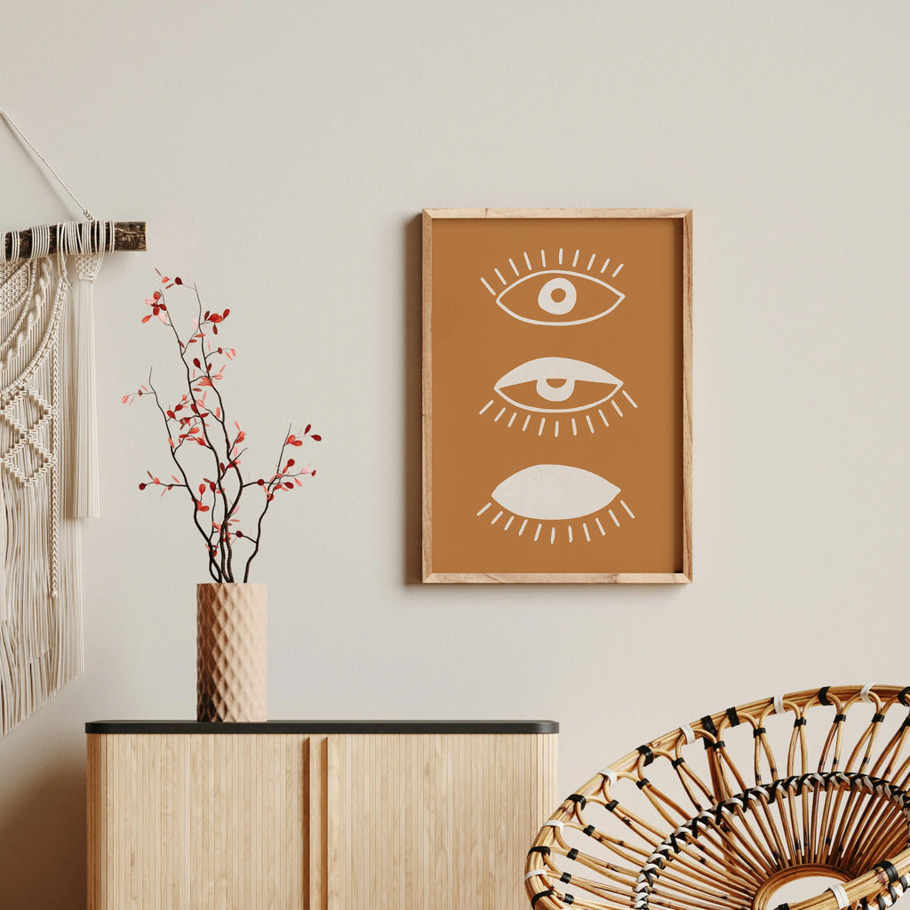 Folk Art Botanical Canvas Print