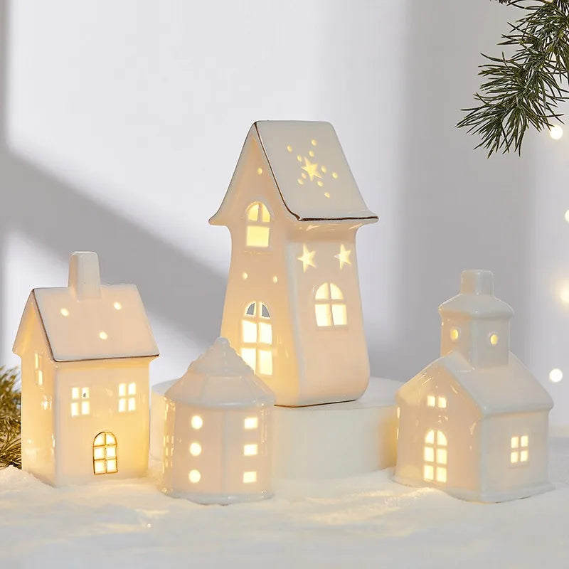 Ceramic Light-Up Tree House