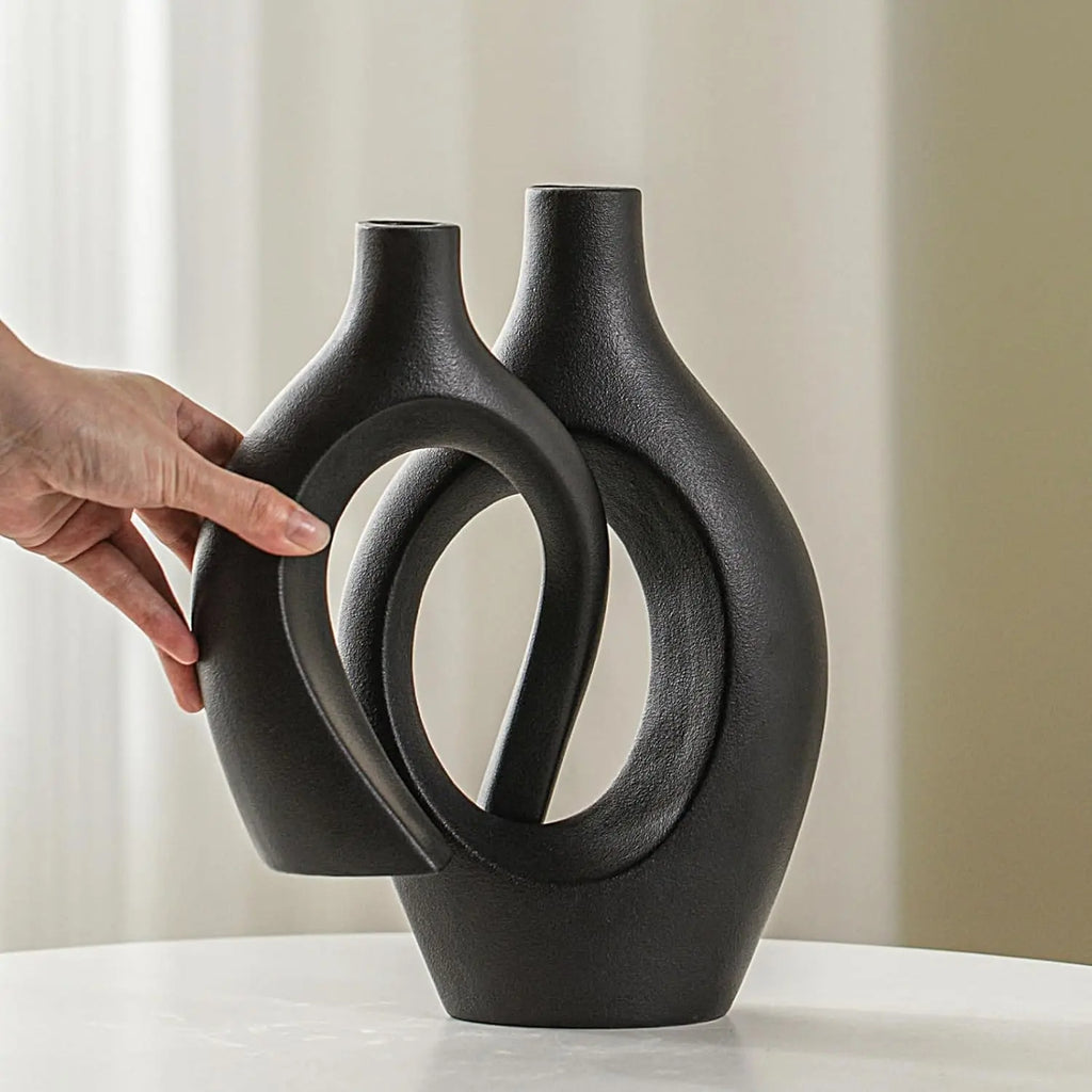 Twin Resin Vase