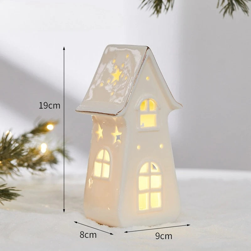 Ceramic Light-Up Tree House