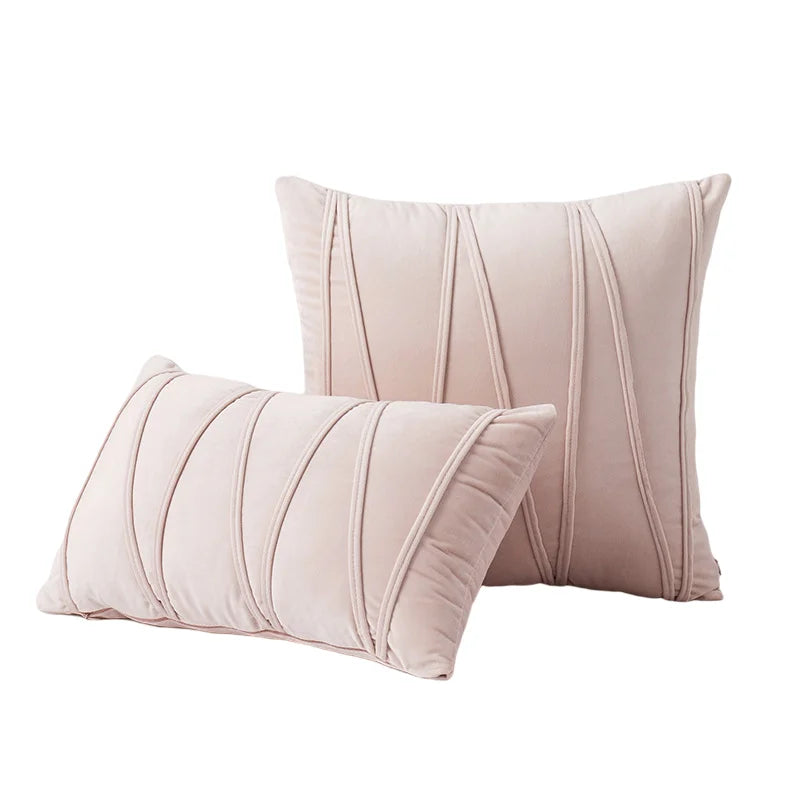 Solid Velvet Cushion Cover