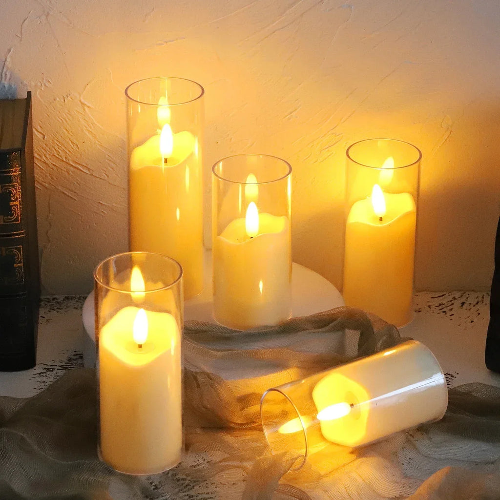 Flickering Flameless Candles — Set of 6