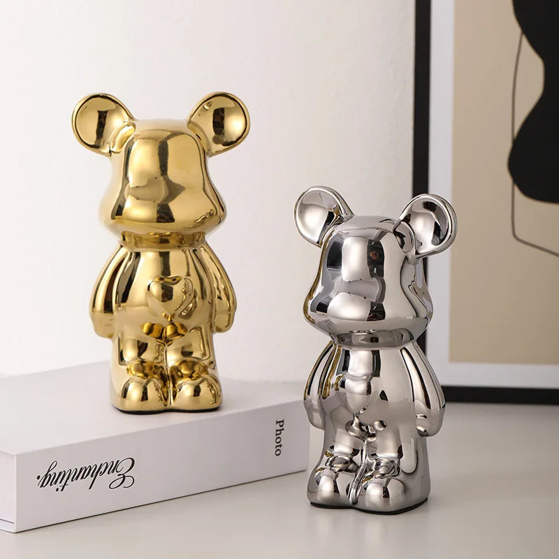 Ceramic Bear Figurine