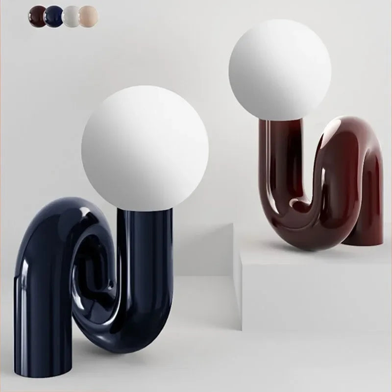 Neo Abstract Resin Table Lamp