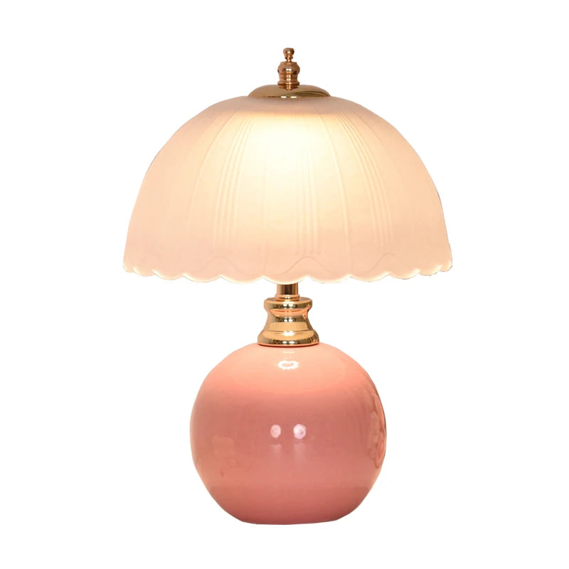 Pastele Ceramic & Glass Table Lamp