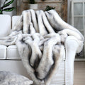 Faux Fox Fur Throw