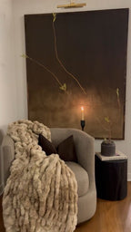 Faux Fox Fur Throw