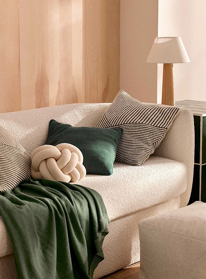 Handmade Knot Ball Cushion